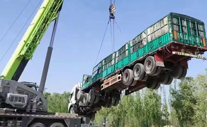 庄河道路脱困救援案例